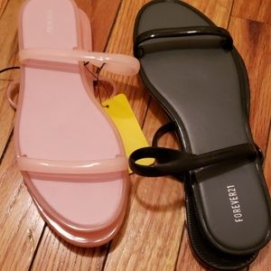 Sold NWT jelly 2 strap sandles